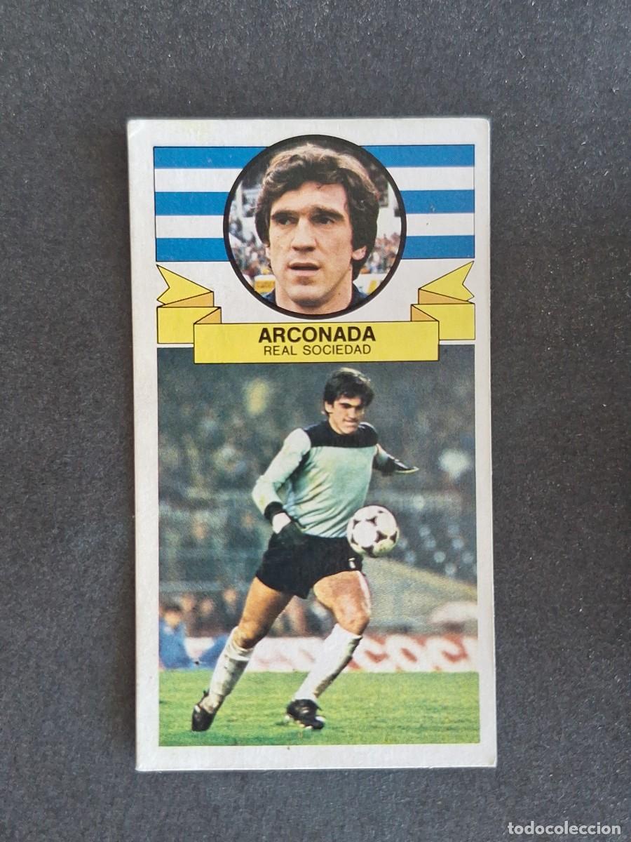 Cromos de f&uacute;tbol: L4 ARCONADA REAL SOCIEDAD LIGA ESTE 1985 1986 85 86 DESPEGADO RECUPERADO