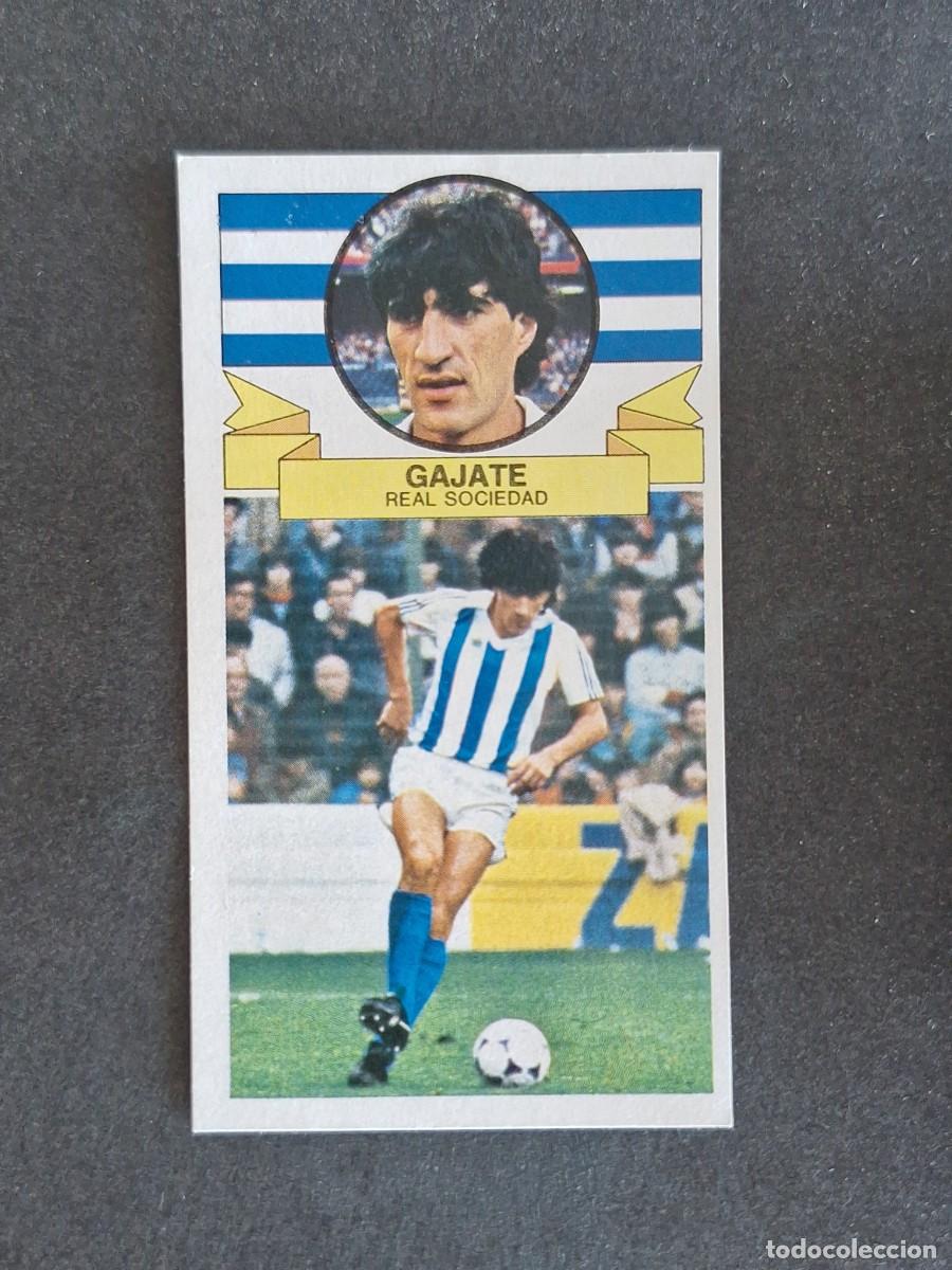 Cromos de f&uacute;tbol: L4 GAJATE REAL SOCIEDAD LIGA ESTE 1985 1986 85 86 DESPEGADO RECUPERADO