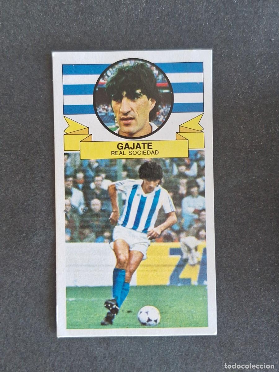 Cromos de f&uacute;tbol: L4 GAJATE REAL SOCIEDAD LIGA ESTE 1985 1986 85 86 DESPEGADO RECUPERADO