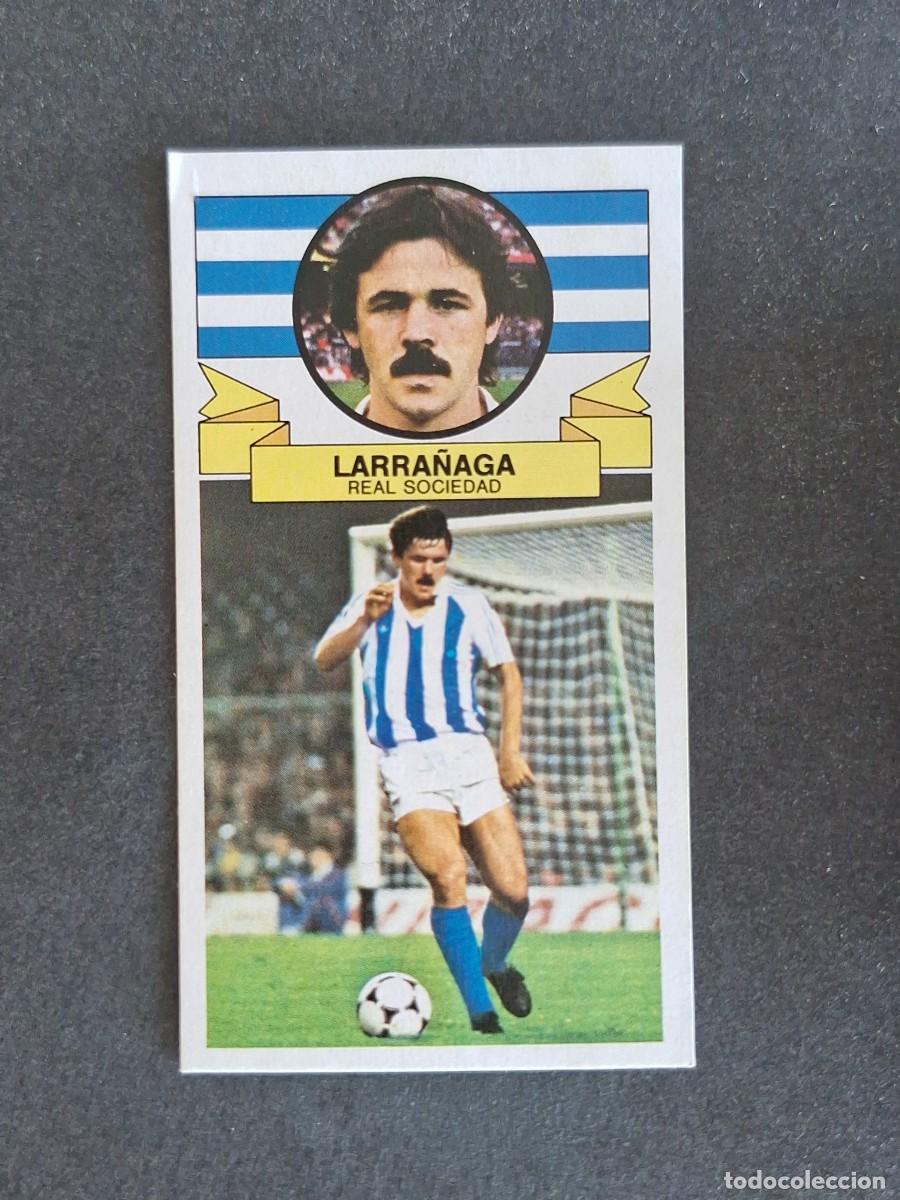 Cromos de f&uacute;tbol: L4 LARRA&Ntilde;AGA REAL SOCIEDAD LIGA ESTE 1985 1986 85 86 DESPEGADO RECUPERADO