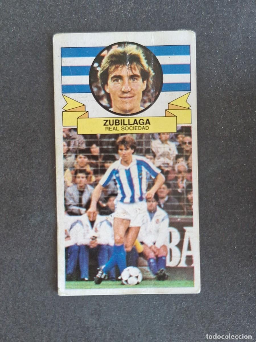 Cromos de f&uacute;tbol: L4 ZUBILLAGA REAL SOCIEDAD LIGA ESTE 1985 1986 85 86 DESPEGADO RECUPERADO