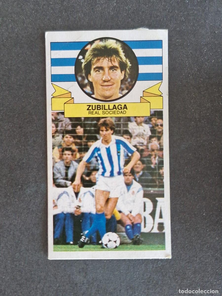 Cromos de f&uacute;tbol: L4 ZUBILLAGA REAL SOCIEDAD LIGA ESTE 1985 1986 85 86 DESPEGADO RECUPERADO