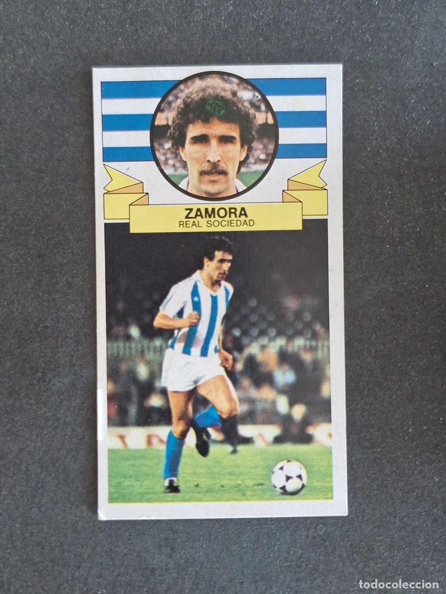 Cromos de f&uacute;tbol: L4 ZAMORA REAL SOCIEDAD LIGA ESTE 1985 1986 85 86 DESPEGADO RECUPERADO