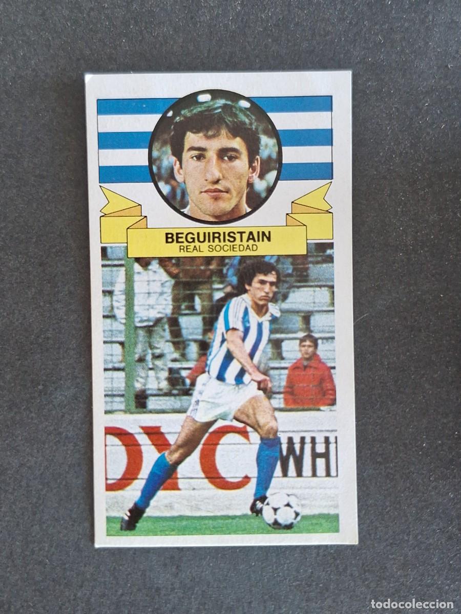 Cromos de f&uacute;tbol: L4 BEGUIRISTAIN REAL SOCIEDAD LIGA ESTE 1985 1986 85 86 DESPEGADO RECUPERADO