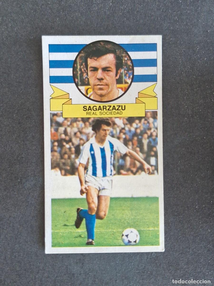 Cromos de f&uacute;tbol: L4 SAGARZAZU REAL SOCIEDAD LIGA ESTE 1985 1986 85 86 DESPEGADO RECUPERADO