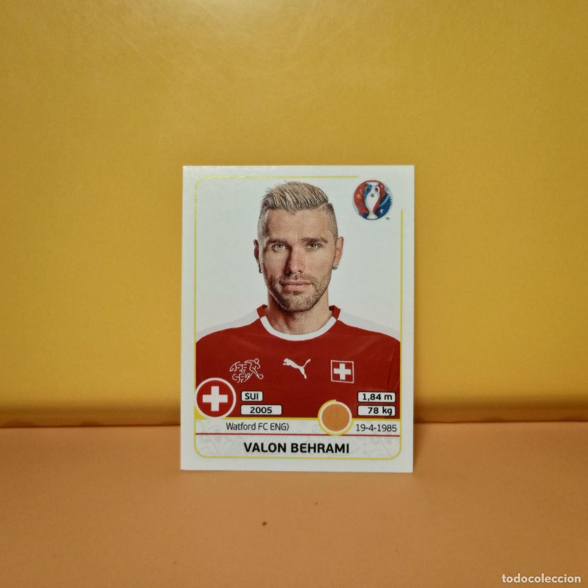 Cromos de f&uacute;tbol: PANINI EURO 2016 FRANCE; EUROCOPA FRANCIA: SUIZA BEHRAMI 110