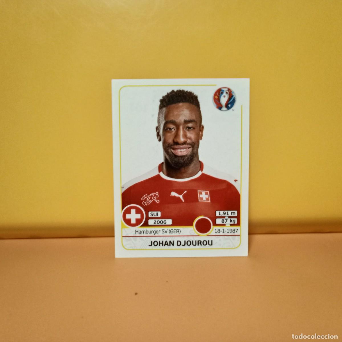 Cromos de f&uacute;tbol: PANINI EURO 2016 FRANCE; EUROCOPA FRANCIA: SUIZA DJOUROU 104
