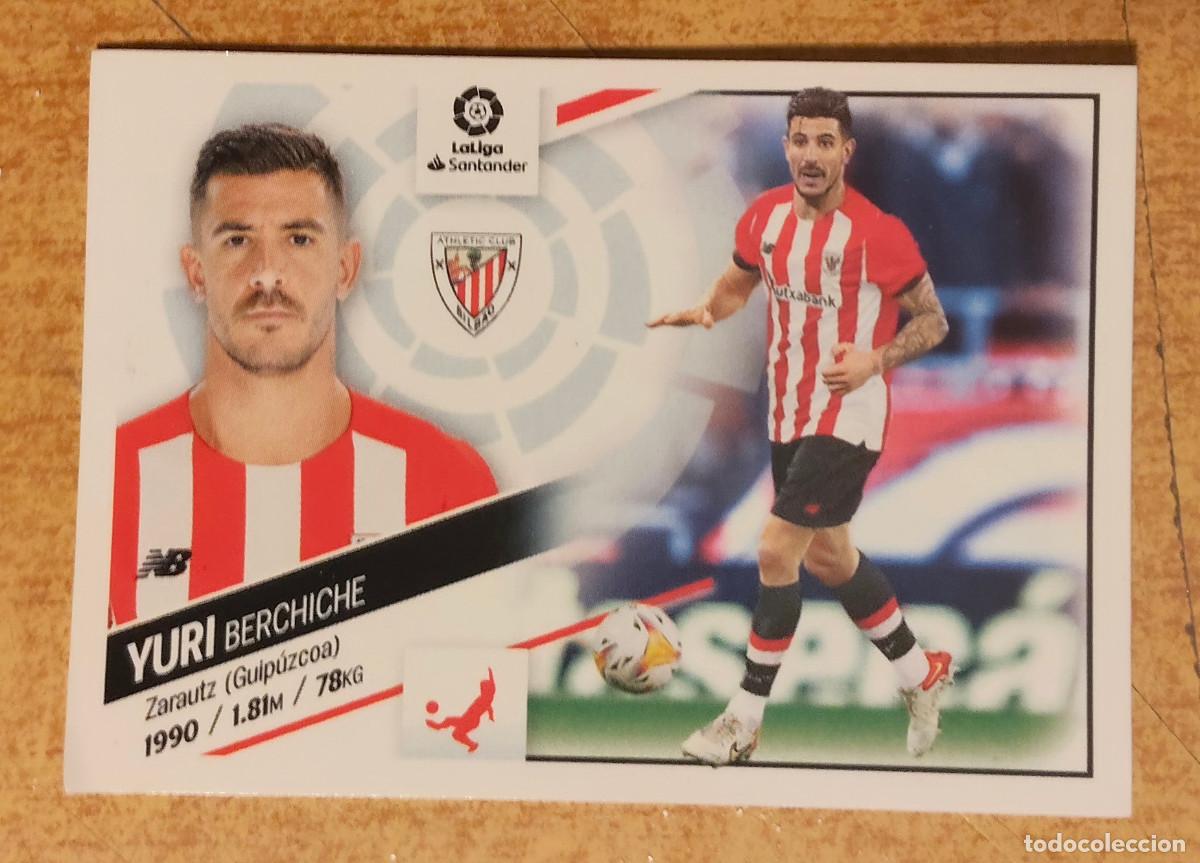 Cromos de f&uacute;tbol: Cromo Futbol Liga 2022-23. 11.Yuri Berchiche.At. Bilbao.Este.sin pegar