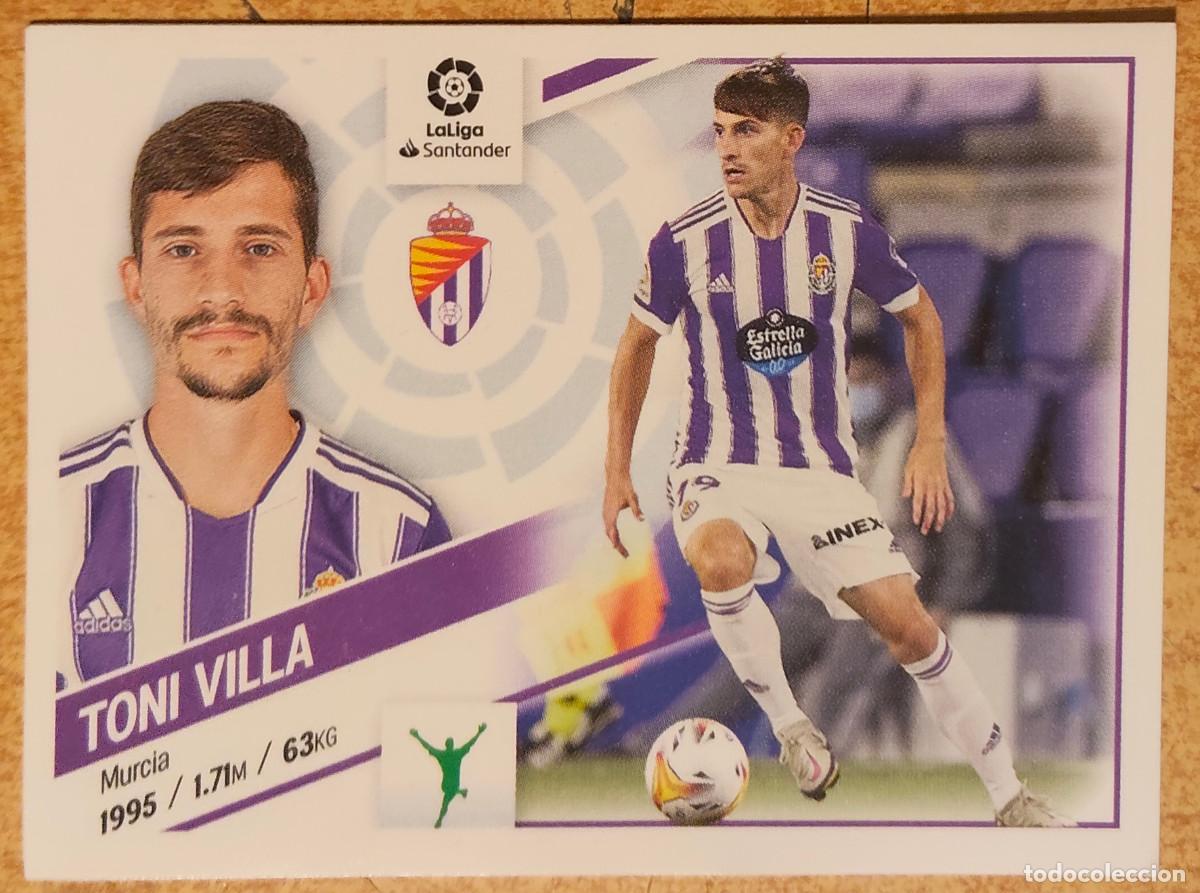 Cromos de f&uacute;tbol: Cromo COLECCIONES ESTE 2022/2023 22 23 - VALLADOLID - TONI VILLA 17 no pegado
