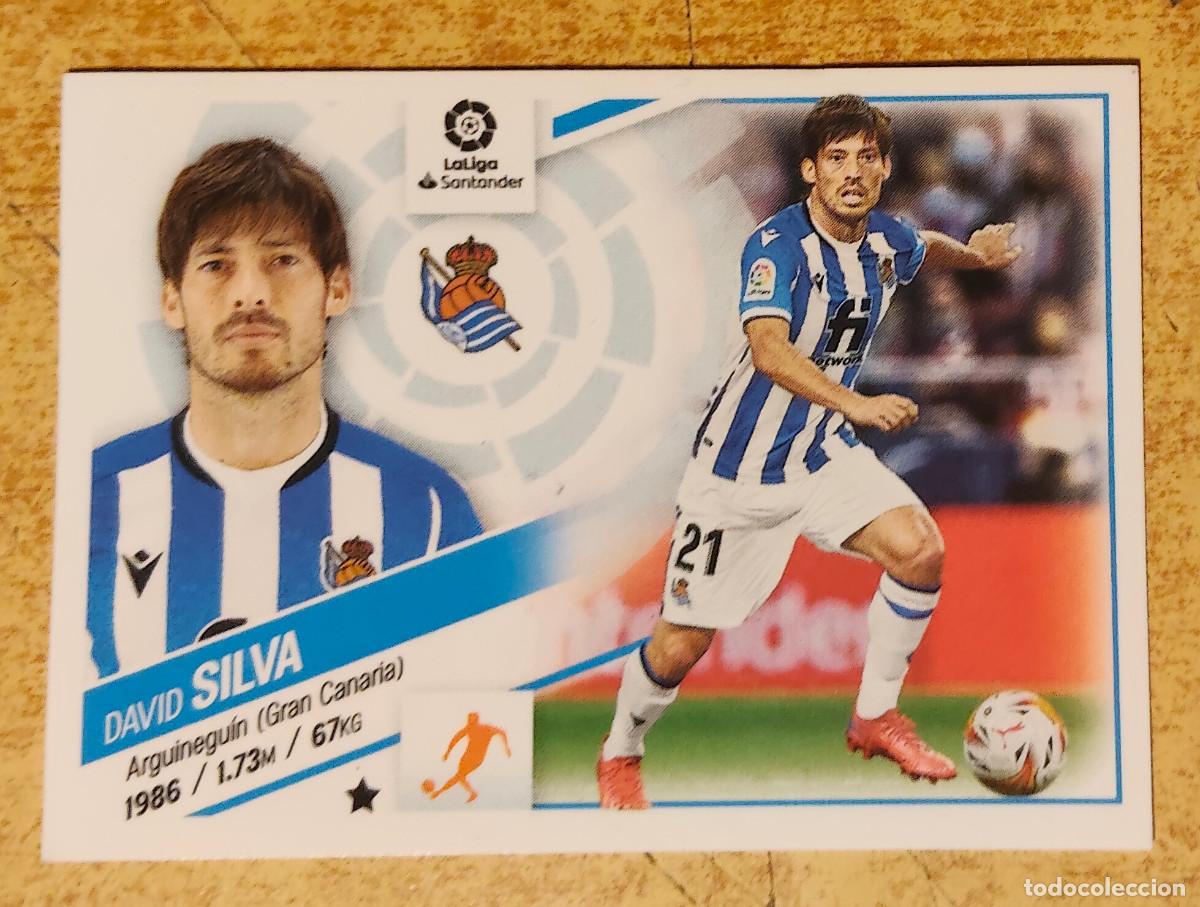 Cromos de f&uacute;tbol: Cromo COLECCIONES ESTE 2022/2023 22 23 - REAL SOCIEDAD - DAVID SILVA 15 no pegado