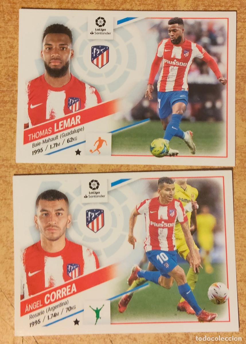 Cromos de f&uacute;tbol: Panini Liga Este 2022-23 - Thomas Lemar (Atl&eacute;tico de Madrid) #16 - La Liga 2023 + angel Correa