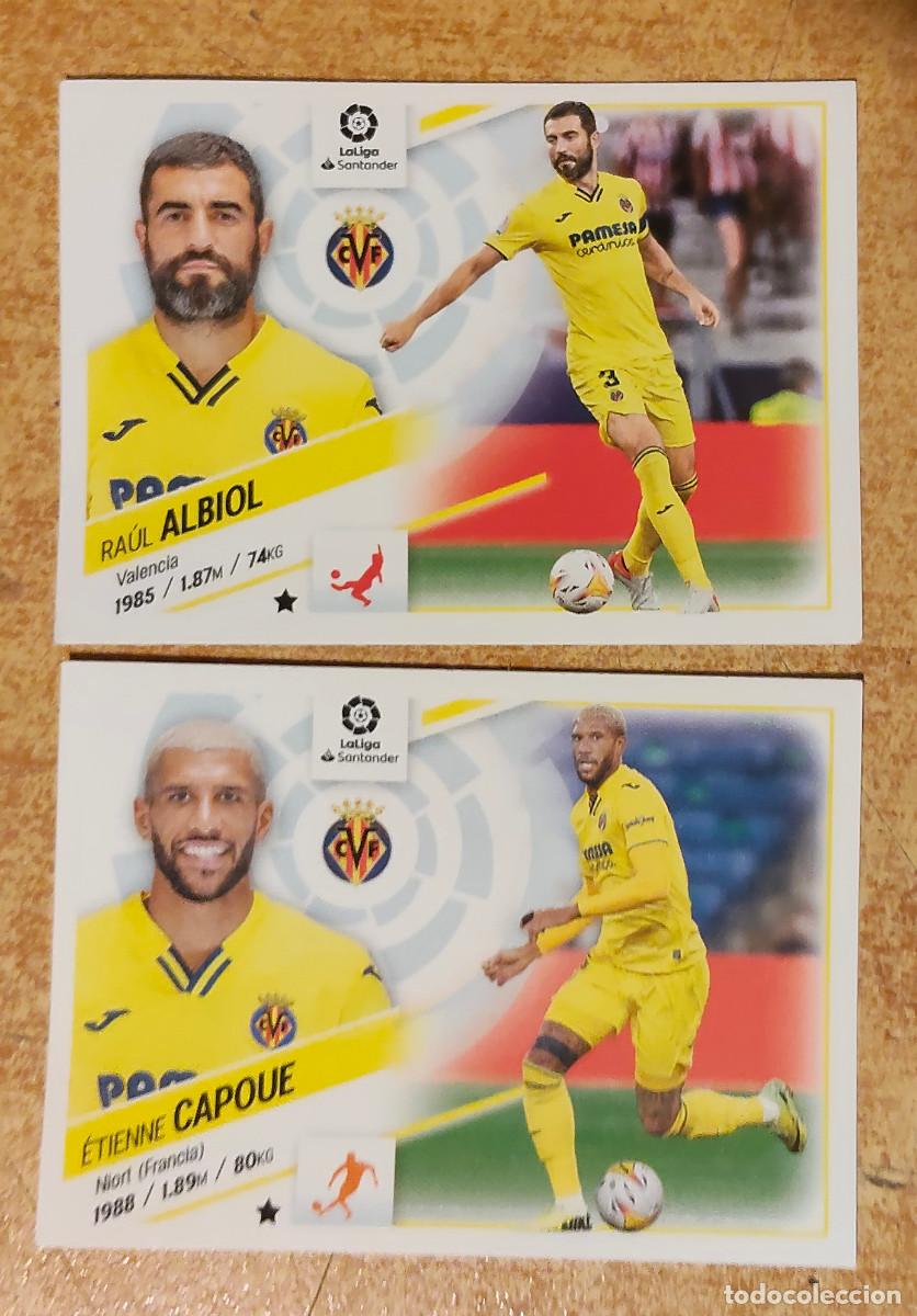 Cromos de f&uacute;tbol: Liga Este Panini 2022 2023 22 23 Villarreal CF # 11 Capoue + Raul albiol