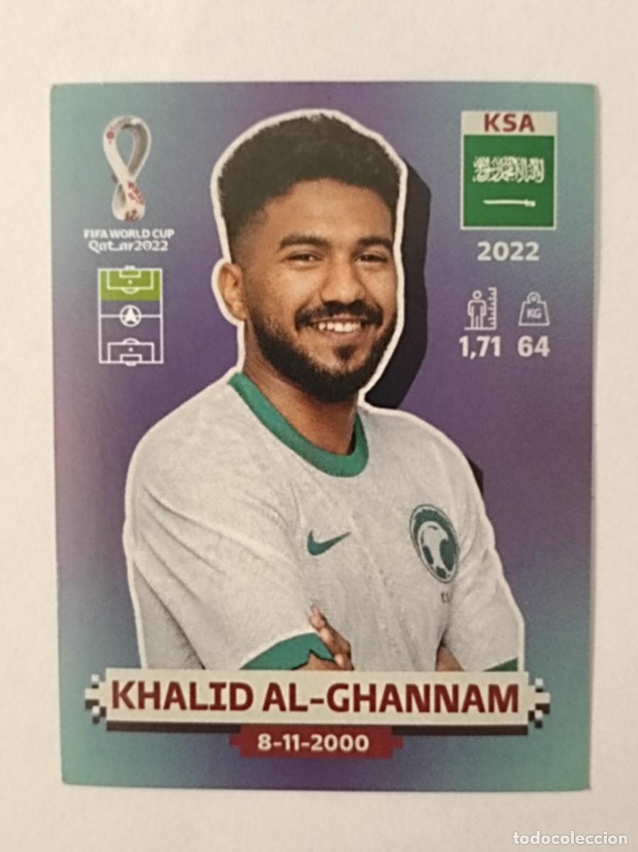 Cromos de f&uacute;tbol: #KSA 20 KHALID AL-GHANNAM (ARABIA SAUDI) MUNDIAL QATAR 2022 PANINI