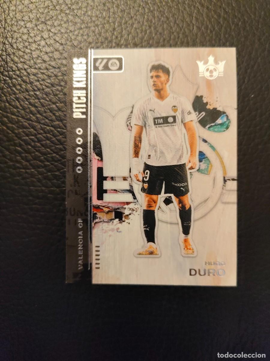 Cromos de f&uacute;tbol: 56 PITCH KINGS LA LIGA 25 26 HUGO DURO VALENCIA CF BASE PANINI 2025 2026 AAB