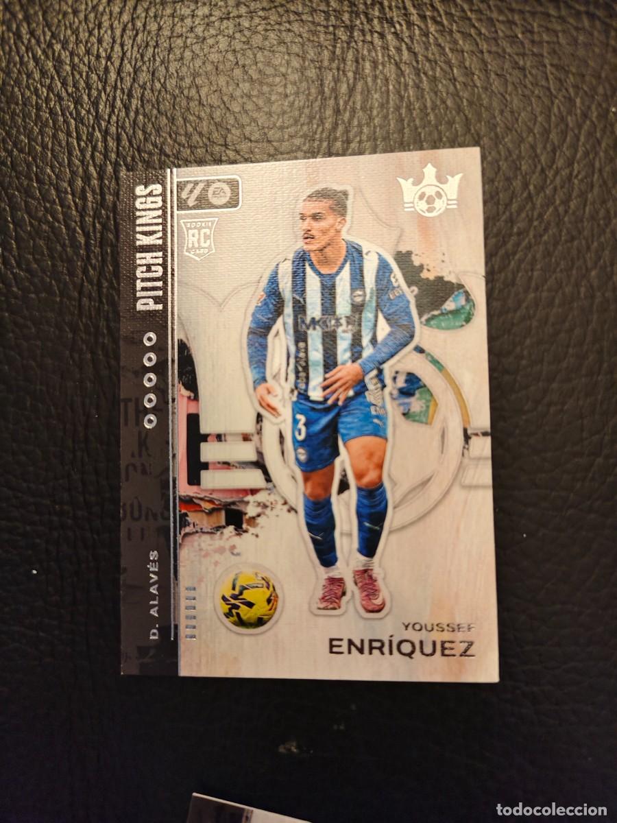 Cromos de f&uacute;tbol: 71 PITCH KINGS LA LIGA 25 26 YOUSSEF ENRIQUEZ D. ALAVES BASE PANINI 2025 2026 AAB