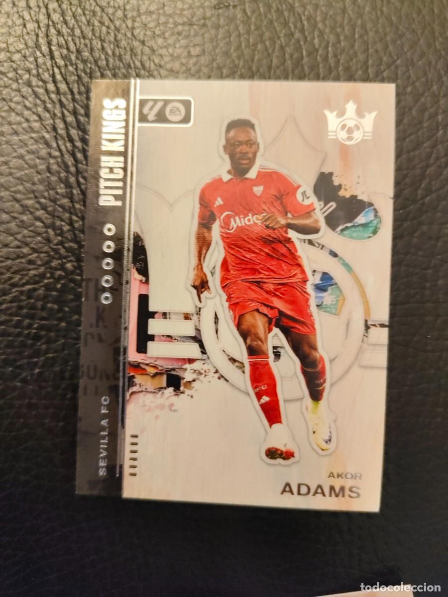 Cromos de f&uacute;tbol: 83 PITCH KINGS LA LIGA 25 26 AKOR ADAMS SEVILLA FC BASE PANINI 2025 2026 AAB
