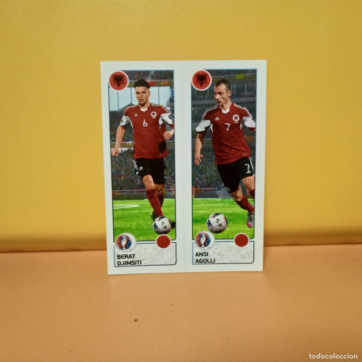 Cromos de f&uacute;tbol: PANINI EURO 2016 FRANCE; EUROCOPA FRANCIA: ALBANIA BERAT/AGOLLI 91 A/B