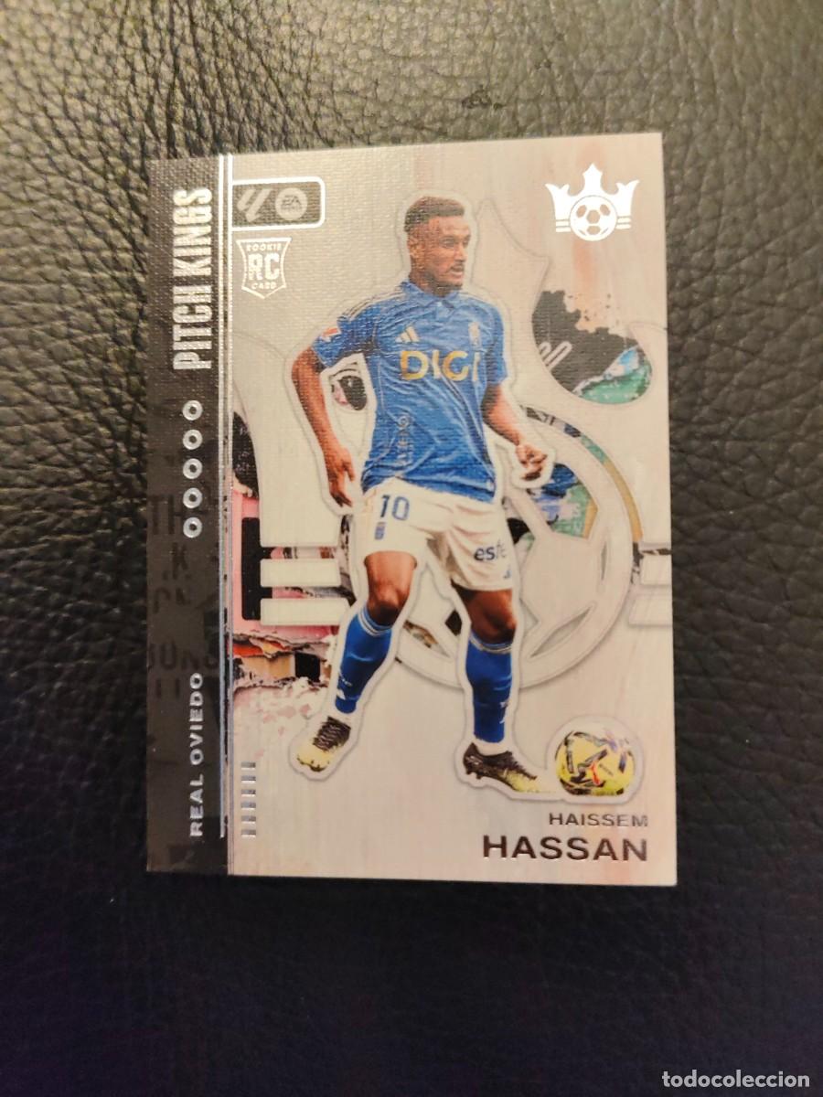 Cromos de f&uacute;tbol: 97 PITCH KINGS LA LIGA 25 26 HAISSEM HASSAN REAL OVIEDO BASE PANINI 2025 2026 AAB