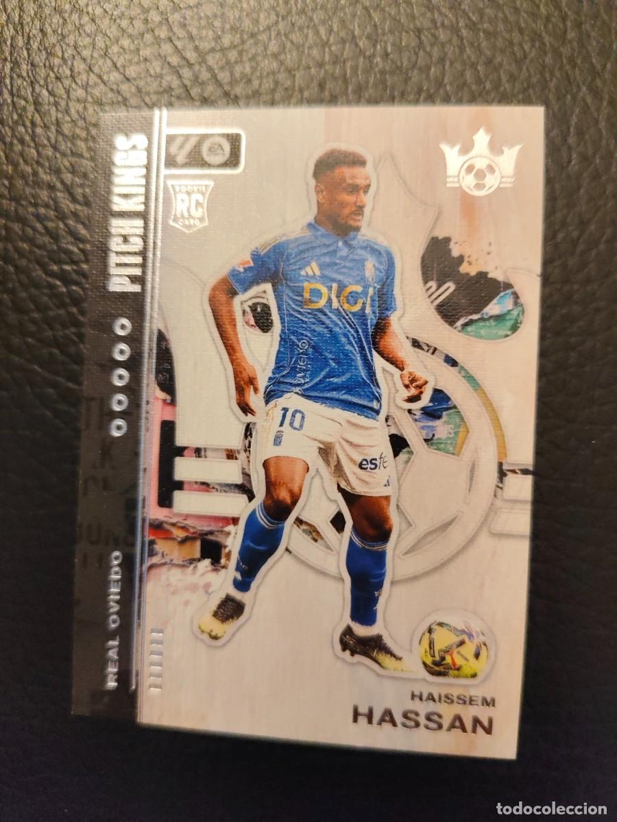 Cromos de f&uacute;tbol: 97 PITCH KINGS LA LIGA 25 26 HAISSEM HASSAN REAL OVIEDO BASE PANINI 2025 2026 AAB