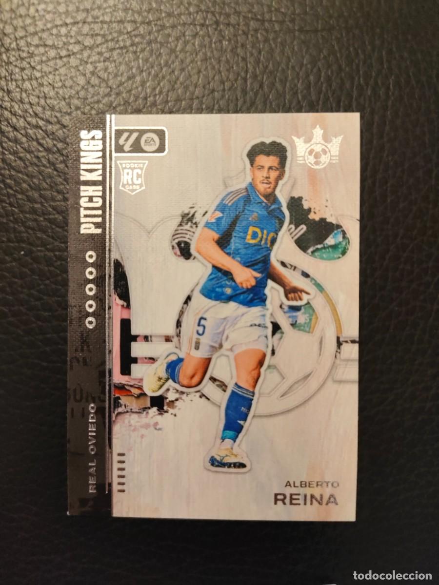 Cromos de f&uacute;tbol: 98 PITCH KINGS LA LIGA 25 26 ALBERTO REINA REAL OVIEDO BASE PANINI 2025 2026 AAB