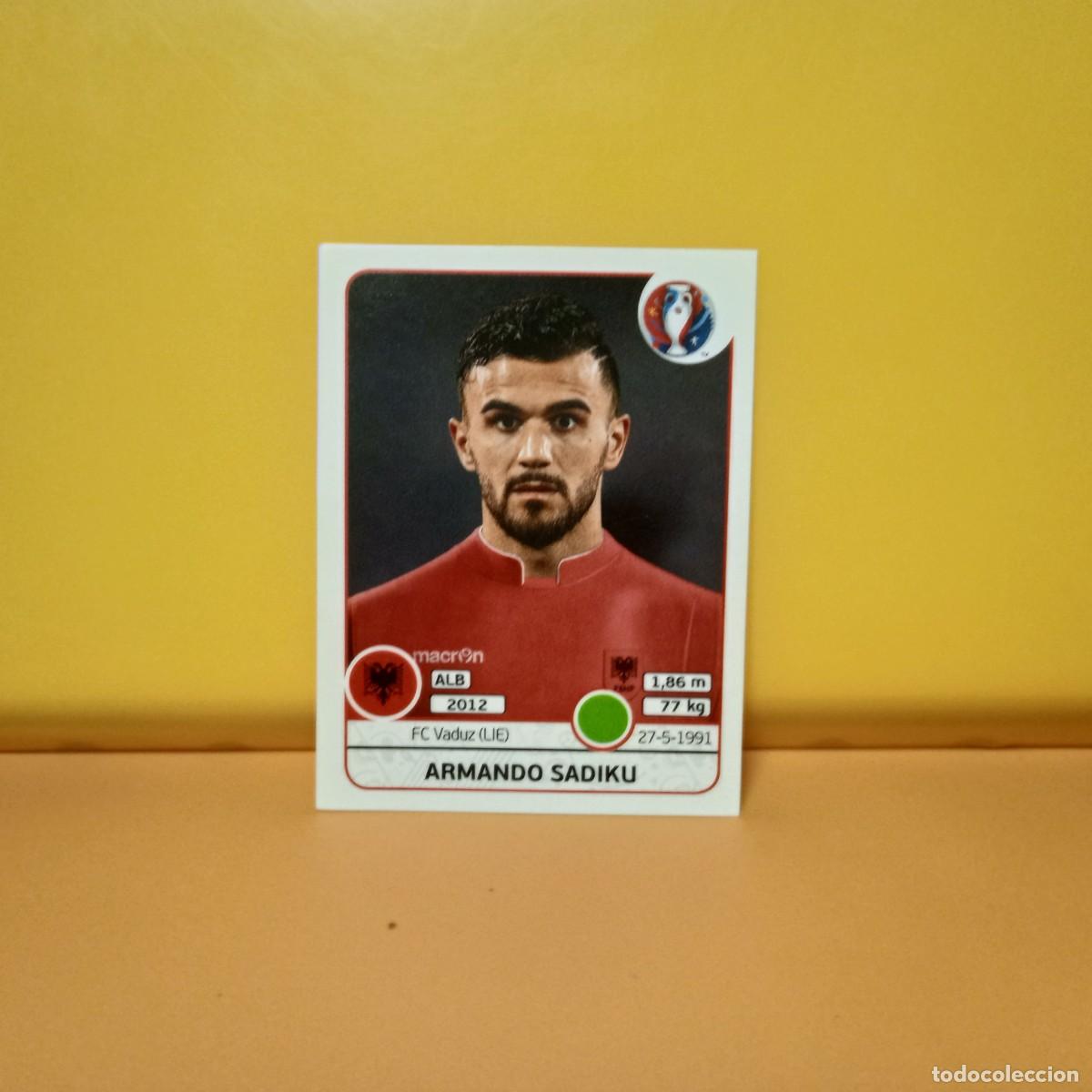 Cromos de f&uacute;tbol: PANINI EURO 2016 FRANCE; EUROCOPA FRANCIA: ALBANIA SADIKU 86