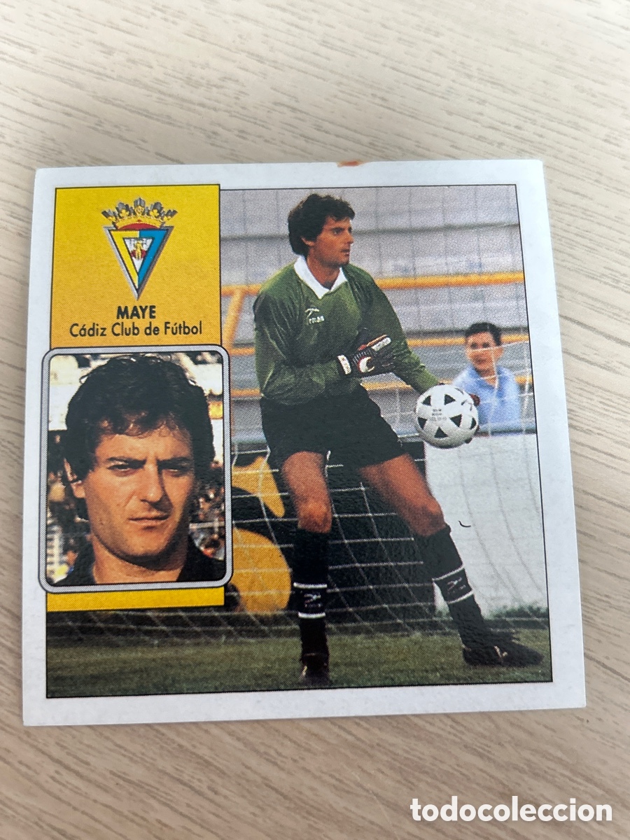 Cromos de f&uacute;tbol: MAYE CADIZ C. F. LIGA ESTE 1992 1993 92 93 NUNCA PEGADO SIN PEGAR