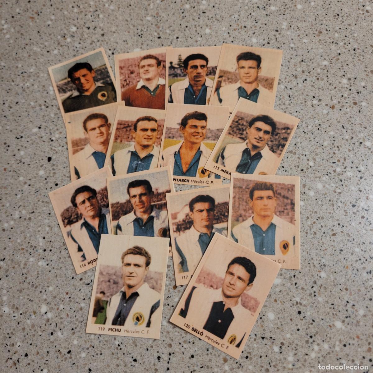 Figurine di Calcio: LOTE 14 CROMOS HERCULES RUIZ ROMERO 1955. LEER COMENTARIOS