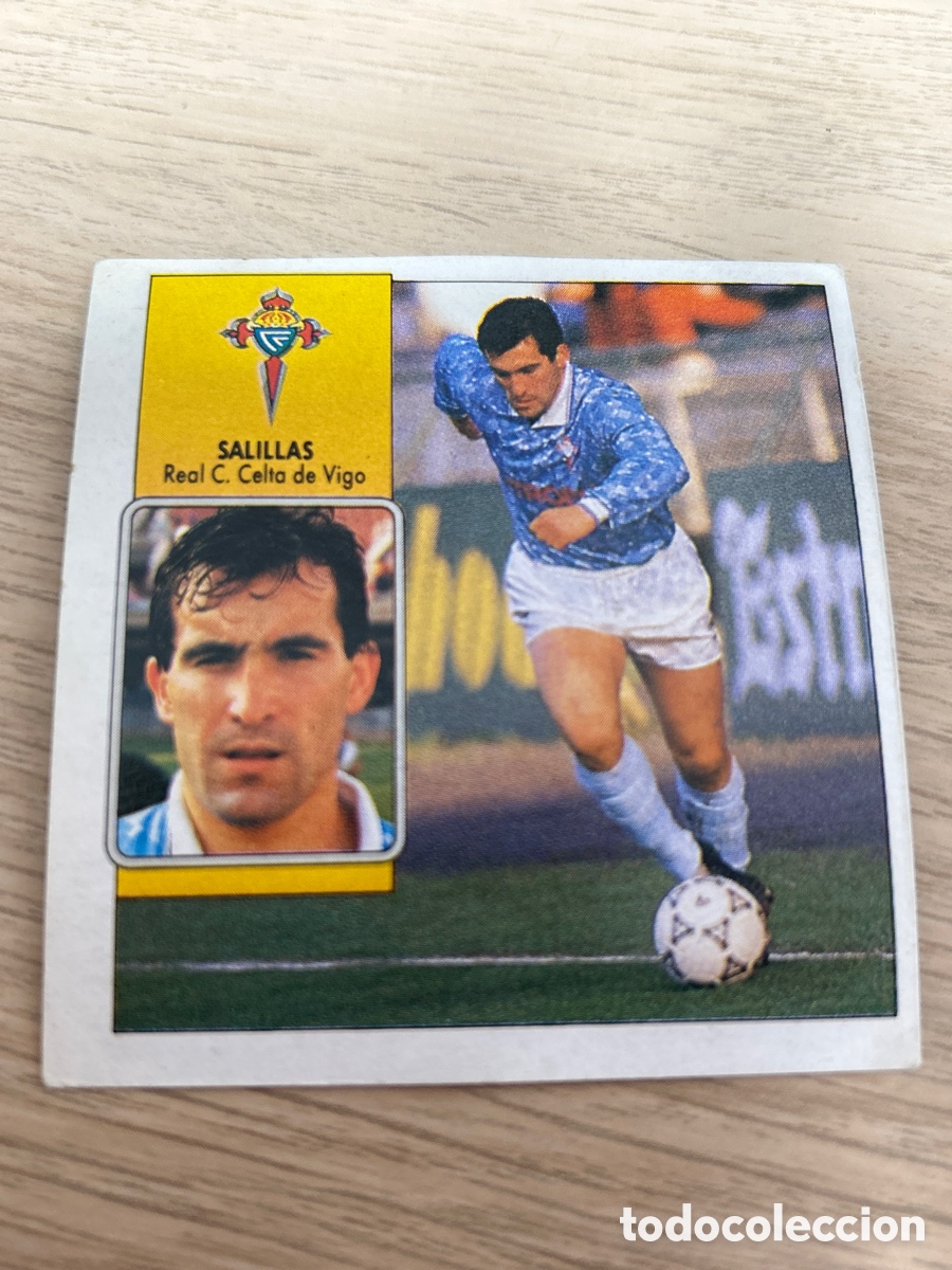 Cromos de Futebol: SALILLAS CELTA DE VIGO LIGA ESTE 1992 1993 92 93 NUNCA PEGADO SIN PEGAR