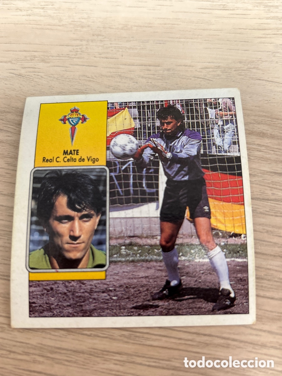 Fu&szlig;ball-Sticker: MATE CELTA DE VIGO LIGA ESTE 1992 1993 92 93 NUNCA PEGADO SIN PEGAR