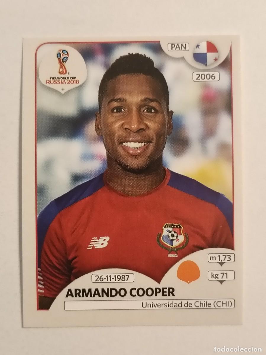 Cromos de f&uacute;tbol: #533 COOPER (PANAMA) MUNDIAL RUSIA 2018 PANINI VERSION ROSA