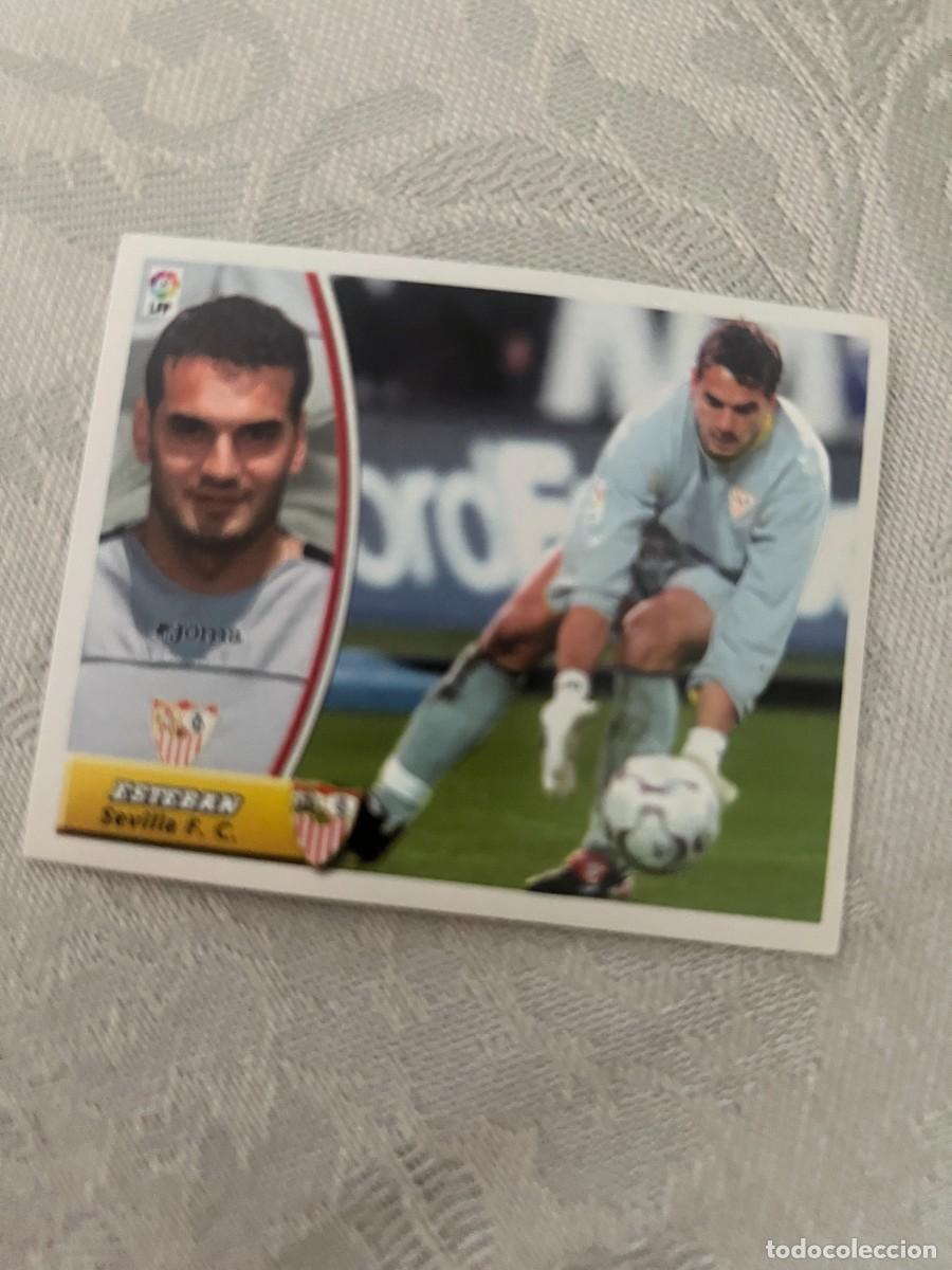 Cromos de f&uacute;tbol: ESTEBAN SEVILLA . COLOCA SIN PEGAR LIGA ESTE 2003/04