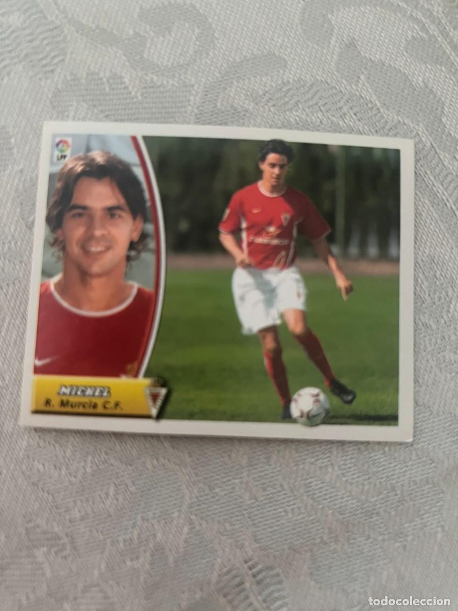 Cromos de f&uacute;tbol: MICHEL REAL MURCIA COLOCA SIN PEGAR LIGA ESTE 2003/04