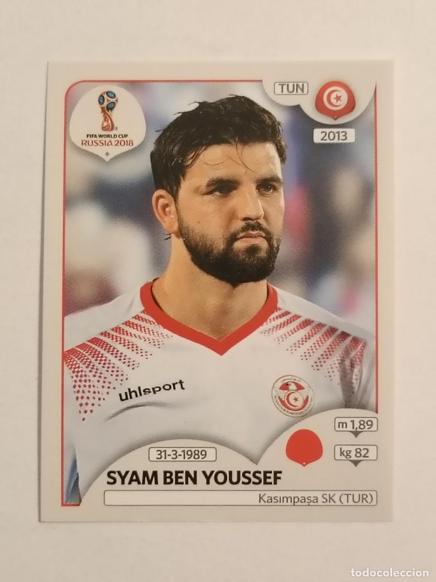 Cromos de f&uacute;tbol: #544 BEN YOUSSEF (TUNEZ) MUNDIAL RUSIA 2018 PANINI VERSION ROSA