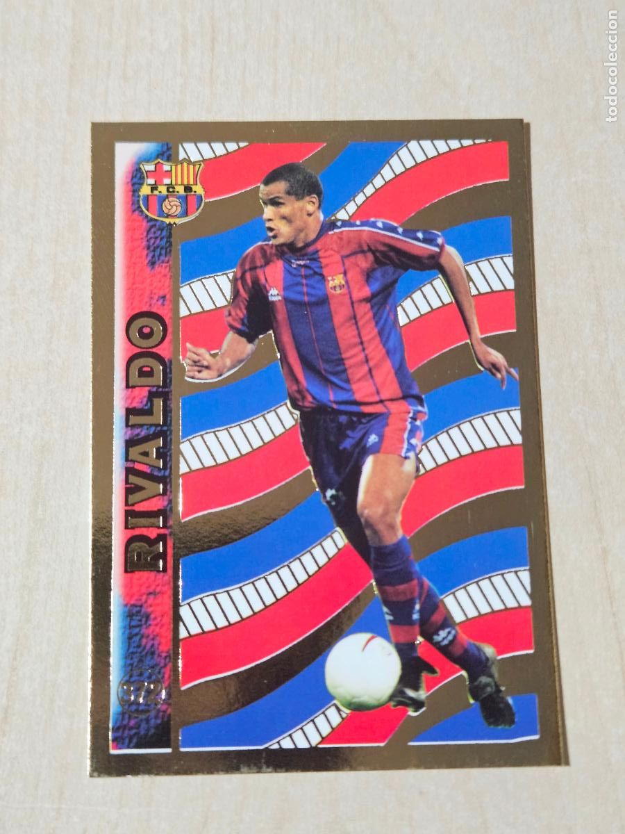 Cromos de f&uacute;tbol: N&ordm; 372 RIVALDO - MUNDICROMO - FICHAS DE LA LIGA 98 99 - MEJORES 97 98