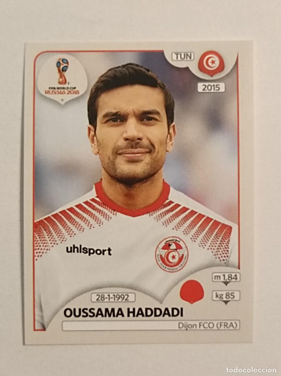 Cromos de f&uacute;tbol: #548 HADDADI (TUNEZ) MUNDIAL RUSIA 2018 PANINI VERSION ROSA