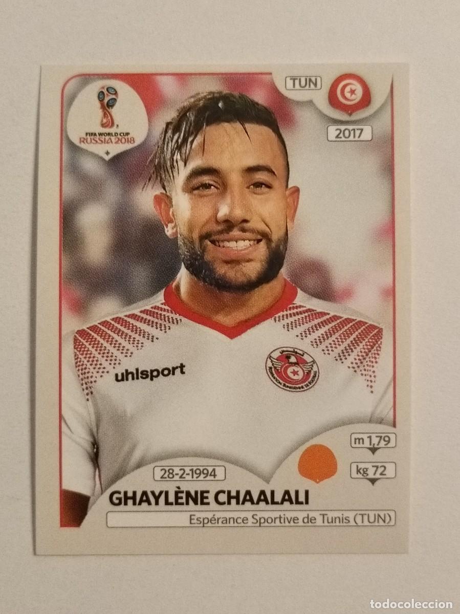 Cromos de f&uacute;tbol: #552 CHAALALI (TUNEZ) MUNDIAL RUSIA 2018 PANINI VERSION ROSA