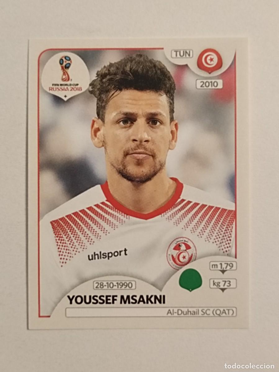 Cromos de f&uacute;tbol: #554 MSAKNI (TUNEZ) MUNDIAL RUSIA 2018 PANINI VERSION ROSA