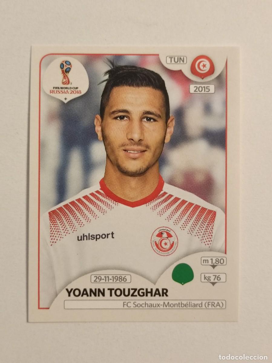 Cromos de f&uacute;tbol: #557 TOUZGHAR (TUNEZ) MUNDIAL RUSIA 2018 PANINI VERSION ROSA