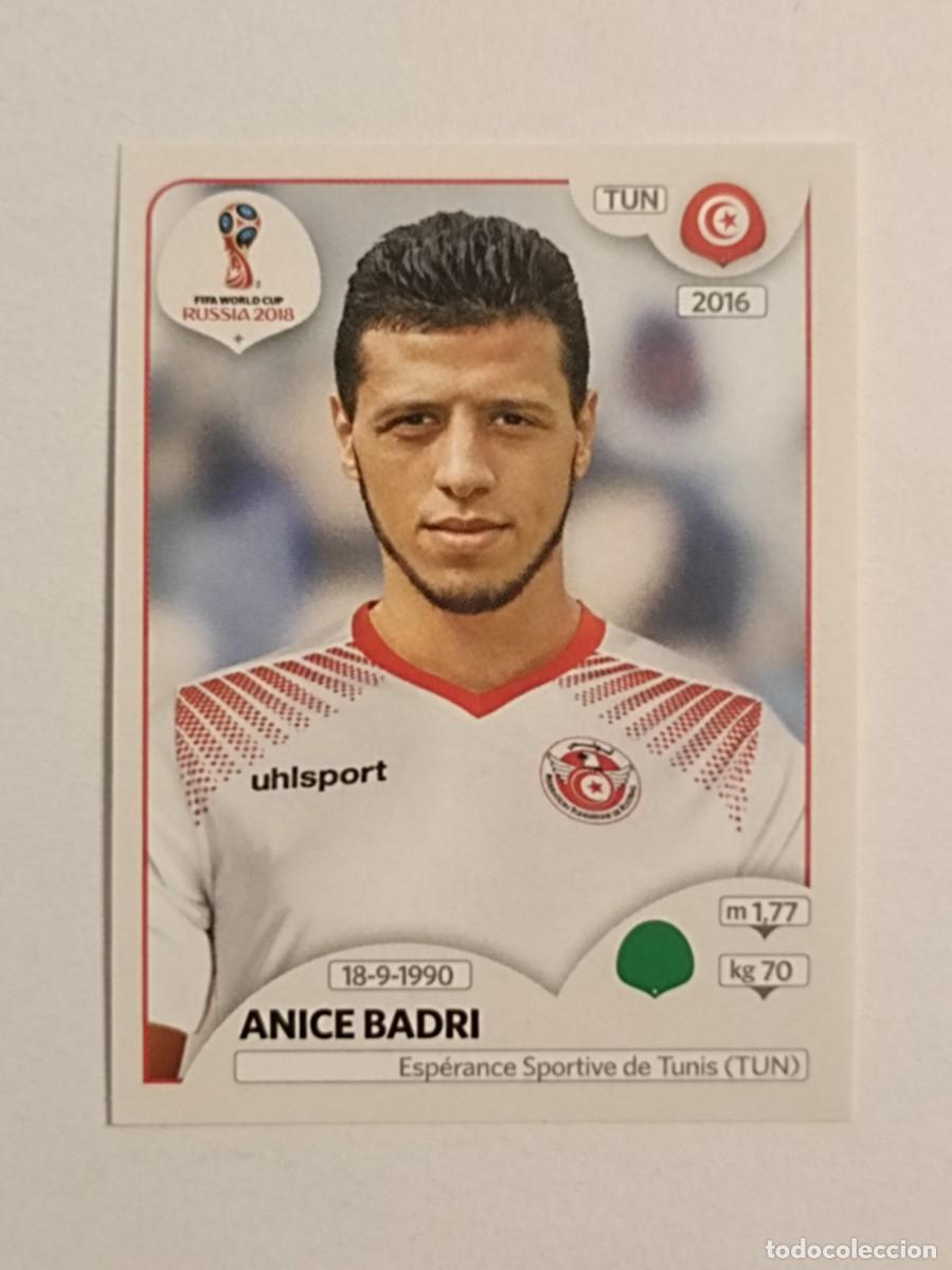 Cromos de Futebol: #558 BADRI (TUNEZ) MUNDIAL RUSIA 2018 PANINI VERSION ROSA