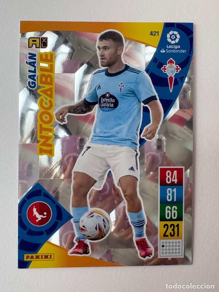 Cromos de f&uacute;tbol: Carta Gal&aacute;n Celta Intocable 421 Adrenalyn 2021-22