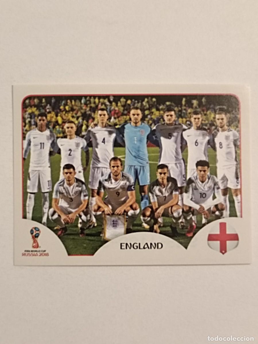 Cromos de f&uacute;tbol: #561 ALINEACION (INGLATERRA) MUNDIAL RUSIA 2018 PANINI VERSION ROSA