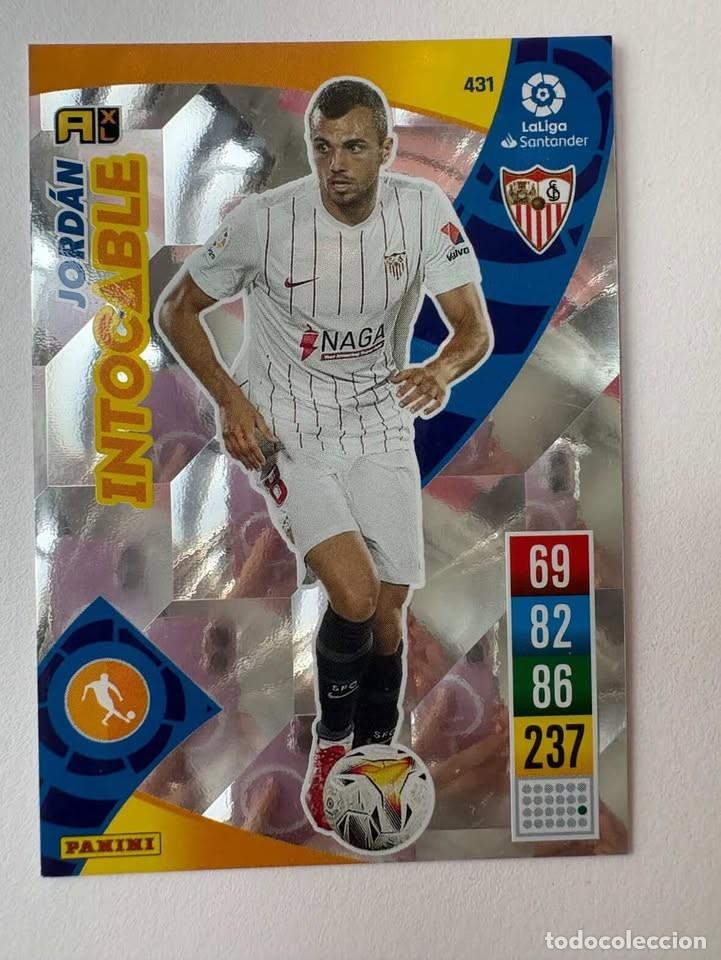 Cartes &agrave; collectionner de Football: Carta Jord&aacute;n Sevilla Intocable 431 Adrenalyn 2021-22