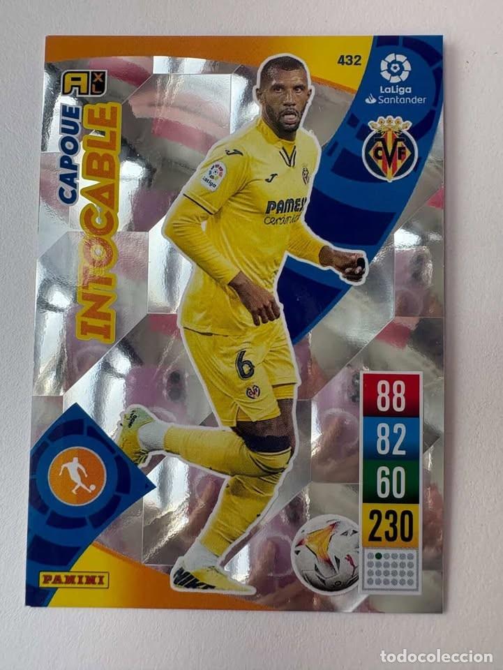 Cromos de f&uacute;tbol: Carta Capoue Villareal Intocable 432 Adrenalyn 2021-22