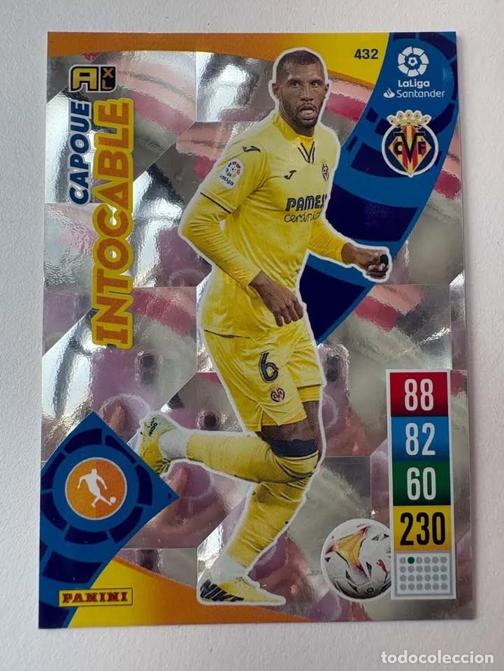 Cromos de f&uacute;tbol: Carta Capoue Villareal Intocable 432 Adrenalyn 2021-22