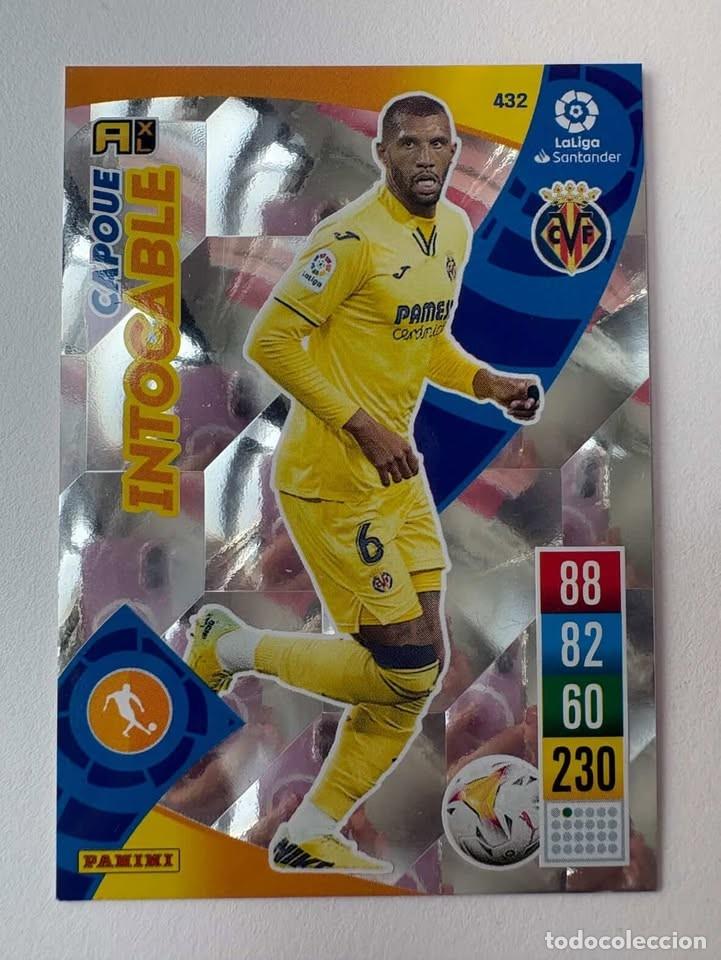 Cromos de f&uacute;tbol: Carta Capoue Villareal Intocable 432 Adrenalyn 2021-22