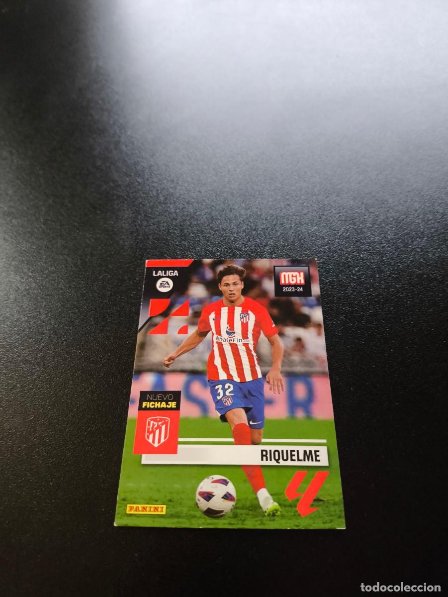 Cromos de f&uacute;tbol: 481 Riquelme ATLETICO DE MADRID NUEVO FICHAJE PANINI LIGA MEGACRACKS MGK 2023 2024 23 24 NO ESTE
