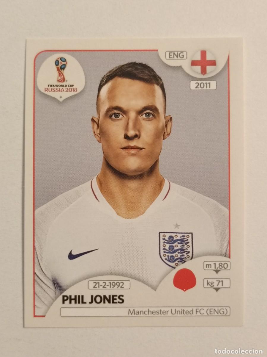 Cromos de f&uacute;tbol: #569 JONES (INGLATERRA) MUNDIAL RUSIA 2018 PANINI VERSION ROSA