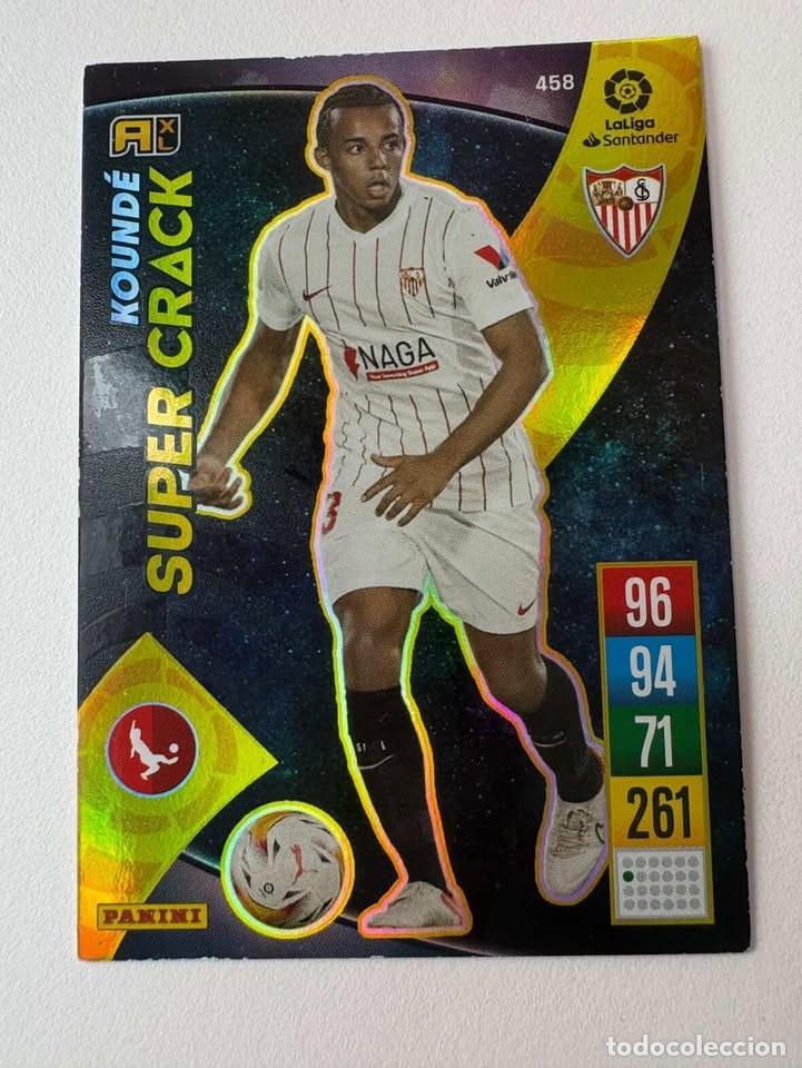 Cromos de f&uacute;tbol: Carta Kound&eacute; Sevilla Super Crack 458 Adrenalyn 2021-22