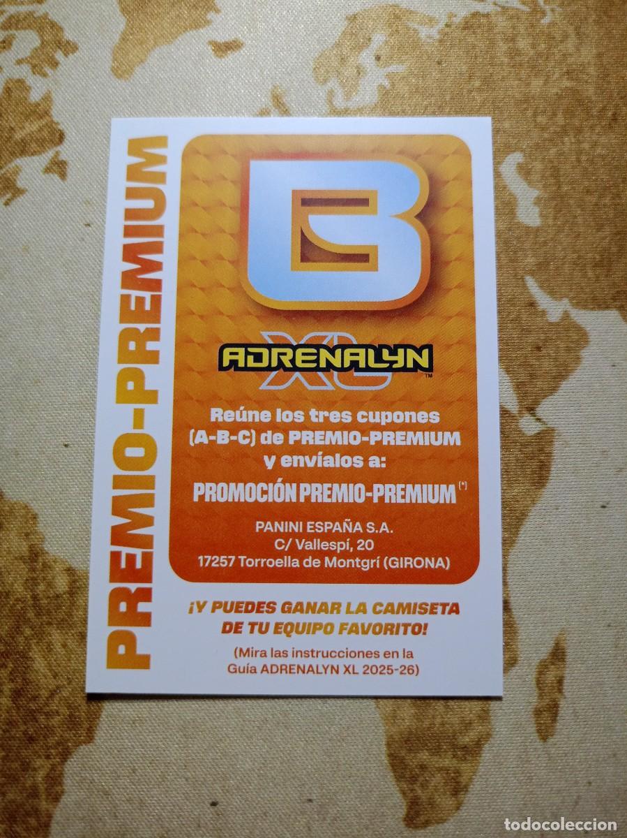 Cromos de Futebol: Premio Premium LETRA B Adrenalyn 2025-26