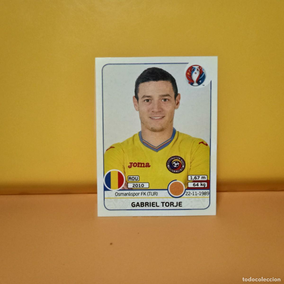 Cromos de f&uacute;tbol: PANINI EURO 2016 FRANCE; EUROCOPA FRANCIA: RUMAN&Iacute;A TORJE 63